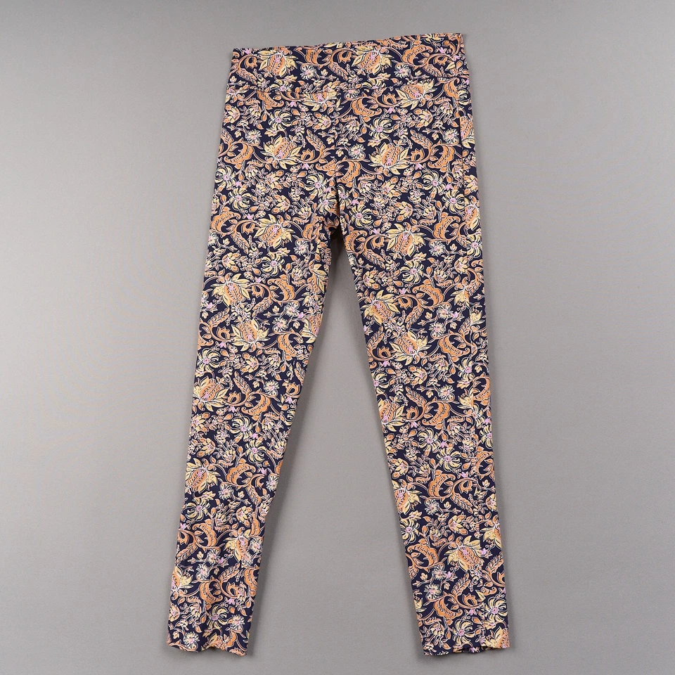 Pantalones Elliott Lauren para mujer 6 florales elásticos hechos en EE. UU. Boho Foto 1 de 4