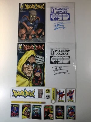 Liquor Man #1&2 First Print Liquorman Comic Book SDCC Promo Set ‘04 San Diego NM - Image 1 of 4