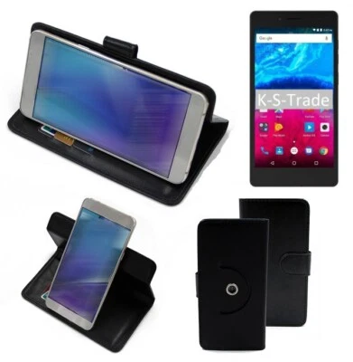Housse Étui Archos Core 50 Flip Cover Coque fleur Wallet Bag Case - Photo 1/4