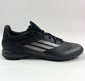 Scarpe da calcio Adidas F50 League TF da uomo taglia 13 nere argento con tacchetti IF1337 - Foto 1 di 9