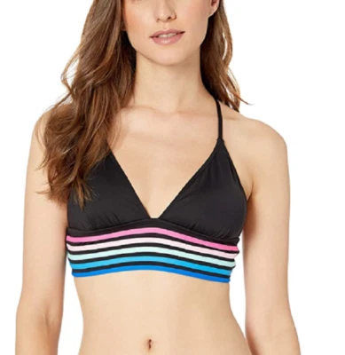 La Blanca Spectrum Cross-Back Triangle Bikini Top, Size 8, MSRP $79 - Image 1 of 3