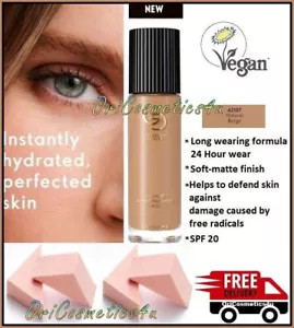 Oriflame Giordani Gold Long Wear Mineral Foundation Natural Beige & Pink Wedges - Picture 1 of 10