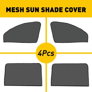 4X Magnetic Car Side Front Rear Window Shade Sun Cover Mesh Shield UV Protection - Picture 1 of 10