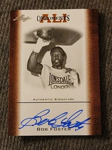 2011 Leaf Ali Greatest Opponents of Muhammad Ali Bronze Auto Bob Foster #OAU-4 - Picture 1 of 2