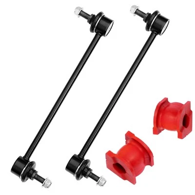 4PC Front Sway Bar Links + Front Bushings Fits Honda Pilot Acura MDX ZDX - Image 1 of 4