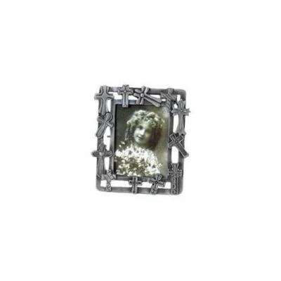 Marco de fotos cruzado, 1,5" x 2"  Foto 1 de 2