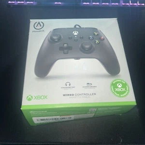 *NO POWER* PowerA Wired Controller For Xbox Series X|S black Gamepad - Picture 1 of 9