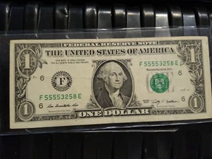 2009- Five Solids Serials Numbers Bill. F55553258 E Bill - Picture 1 of 10