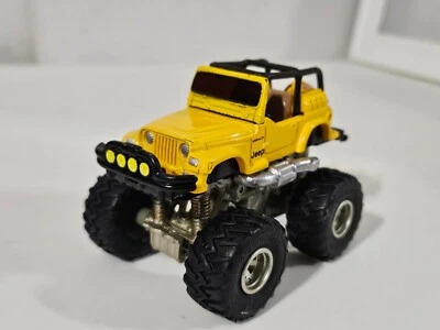 Funline 4X4 Laser Stampeders Jeep Wrangler Pullback Action Car Yellow - Image 1 of 4