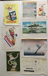 lotto PROVE DI STAMPA 1930s pubblicità SPUMADOR FUCILE BREDA - Picture 1 of 4