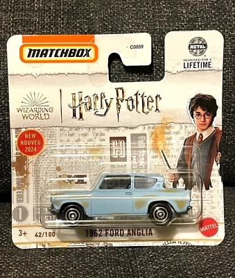 Modellino Matchbox Ford Anglia Harry Potter 1/64 3 Inches Auto Nuova In Scatola - Immagine 1 di 4