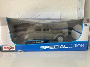 VOITURE spécial édition 1952 citroen 2 cv ECHELLE 1/18 - Imagen 1 de 2