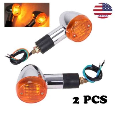 M10 Turn Signals Lights For Honda Shadow VT ACE Aero Spirit VLX 600 750 1100 - Image 1 of 4