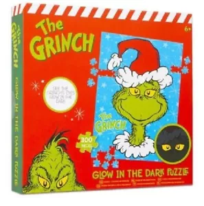 The Grinch Glow in The Dark Christmas Jigsaw Puzzle 300 Pieces ideal gift - Picture 1 of 3