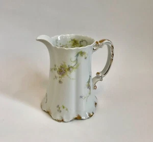 ANTIQUE HAVILAND LIMOGES WATER PITCHER 5.5" - Picture 1 of 14