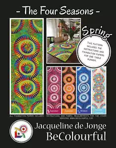 Patrón de edredón de primavera The Four Seasons Table Runner de Jacqueline De Jonge de Bec - Imagen 1 de 5