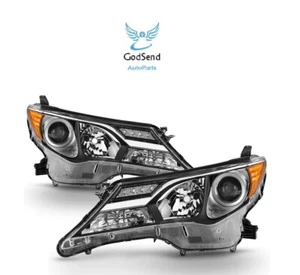 For 2013 2014 2015 SET RAV4 RAV-4 Headlights LH+RH Headlamps Head Lamps Lights - Picture 1 of 1