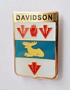 Insignia prendedor escudo apellido escocés del clan Davidson Escocia -  - Imagen 1 de 2