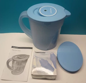 NUEVO TUPPERWARE FILTRO DE AGUA JARRA DEPÓSITO 1 GAL / TRES FILTROS AZUL DELTA - Imagen 1 de 18