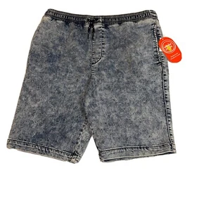 Boys Black Denim Husky Pull-on Shorts Size XXL (18) Husky NWT - Picture 1 of 6