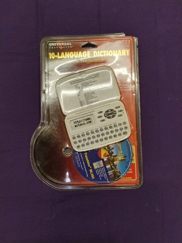 Ectaco ML350 Handheld Electronic Universal Translator 10 Language Dictionary New - Image 1 of 1