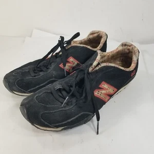 New Balance 442 Womens Size 9 B Shoes Black Plaid Athletic Low Trainer Sneaker - Picture 1 of 12