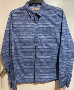 Hollister Men's Light Blue Button Down Shirt Long Sleeve 100% Cotton Size Large - Picture 1 of 6