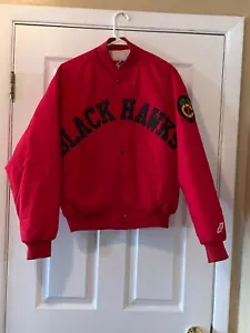 VINTAGE SWINGSTER CHICAGO BLACKHAWKS MENS SMALL JACKET - Picture 1 of 9