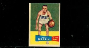 1957-58 Topps Basketball No 12 Slater Martin NMMT OC - Picture 1 of 2