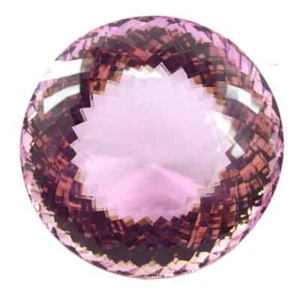 Certified EGL Natural 2000 Ct Brazilian Pink Topaz A+ Round Shape Loose Gemstone - Picture 1 of 5