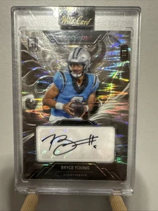 Bryce Young 1/1 Rookie Auto - 2023 Wild Card Wild Chrome Carolina Panthers - Imagen 1 de 2