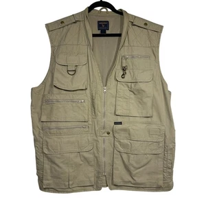 Woolrich Vintage Herren Weste Multi-Pocket Khaki Gr. XL Utility Angeln Outdoor - Bild 1 von 11