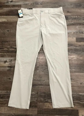 Callaway Golf Mens 36x30 Gray Flat Front Casual Stretch Pants New with $96 Tags - Image 1 of 4