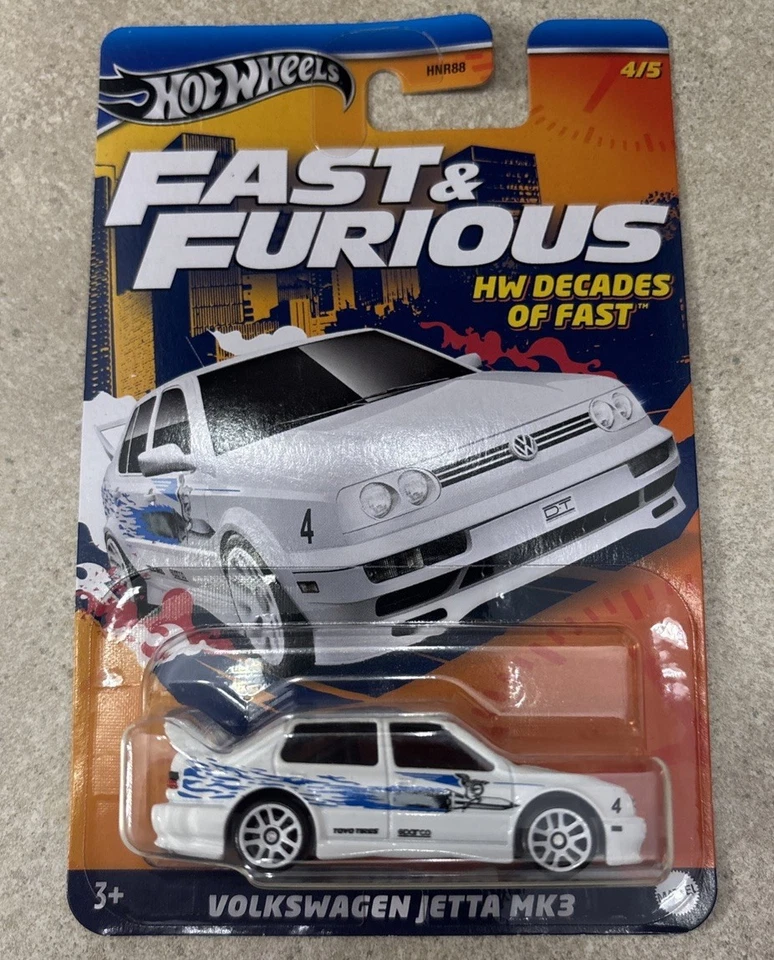 Hot Wheels - Volkswagen Jetta Mk3 - Fast and Furious - HW Decades Of Fast  - Изображение 1 из 1