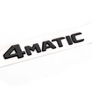 4matic nero opaco scritta per Mercedes AMG emblema logo sticker adesivo - Foto 1 di 3