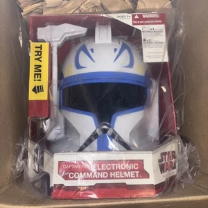 Star Wars Clone Wars Captain Rex Electronic Command Helmet 2008 New Ahsoka 501st - Picture 1 of 1