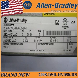 2098-DSD-HV050-DN Original AB Ultra 3000 Servo Drive Free Ship US - Picture 1 of 5