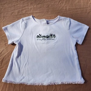Gymboree Vintage 2003 2T Embroidered "So Many Shops..." Tee Top Shirt Toddler - Picture 1 of 7