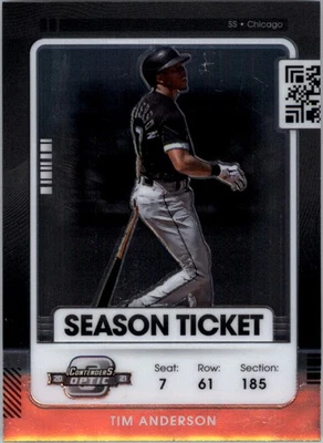 2021 Panini Contenders Optic #90 Tim Anderson - BB - Image 1 of 2