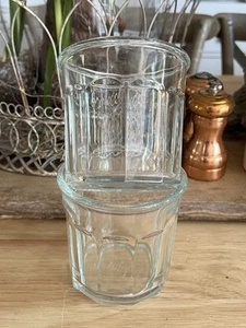 Vintage French Glass Jam Jelly Jar Pot Faceted Working Glass, 500 On Bottom (2) - Picture 1 of 2