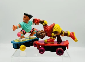Vintage 1986 Mattel Skateboard Gang Roller Jimmy B. Chin & Total Lee Cool - Bild 1 von 17