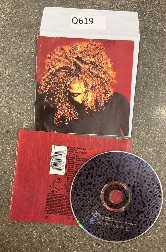 Velvet Rope by Jackson, Janet (CD, 2023) No Case #Q619 - Image 1 of 1