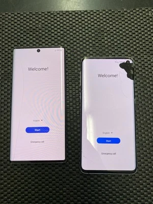 Lot Of 2 Samsung Galaxy Note 10/S10 FOR PARTS/REPAIR SM-970U/SM-G973U A2 - Image 1 of 4