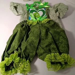 Puppenkleidung handgefertigt für 12" Cabbage Patch, 12" Babypuppen Top Care Bear Hose - Bild 1 von 8