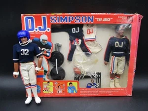 Vintage 1975 Shindana O.J. Simpson Super Pro Set 9" Sports Actionfigur in Box - Bild 1 von 24