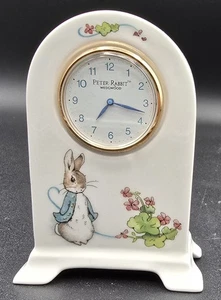 Wedgwood 1993 Peter Rabbit Uhr Porzellan Mantel kleine Tischuhr NEU - Bild 1 von 9