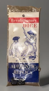 Vintage 1976 Revolutionary War Dice Authentic Replica W/ Original Packaging - Picture 1 of 4