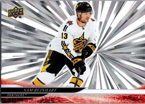 2024-25 UD Extended Series Sam Reinhart Silver Outburst All Star Panthers - Picture 1 of 2
