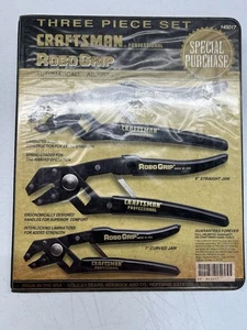 Vintage Craftsman Professional 945017 3 Stück Robo Grip Zange Schraubstock Koffer SCHÖN - Bild 1 von 8