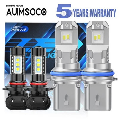 For Mitsubishi Galant Sedan 2010-2012 9007 H10 CSP LED Headlight Fog Light Bulbs - Image 1 of 4